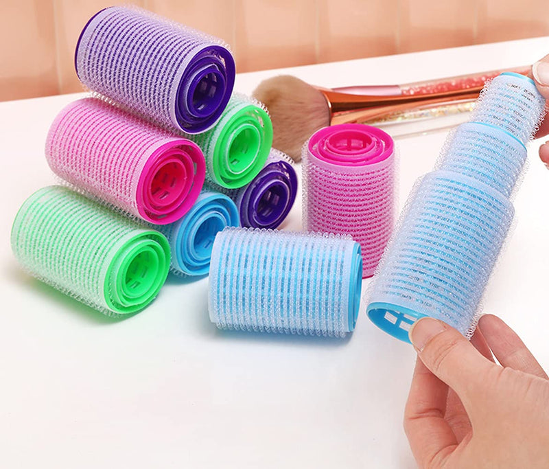 [Australia] - 36 Pcs Count Self Grip Hair Rollers Set Hair Rollers Clips Hair Curlers Tools for Men Kids Women(√ò20mm/30mm/40mm) 