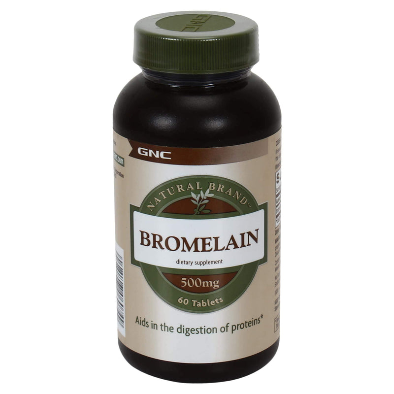 [Australia] - GNC Natural Brand Bromelain 500mg,60 Servings 