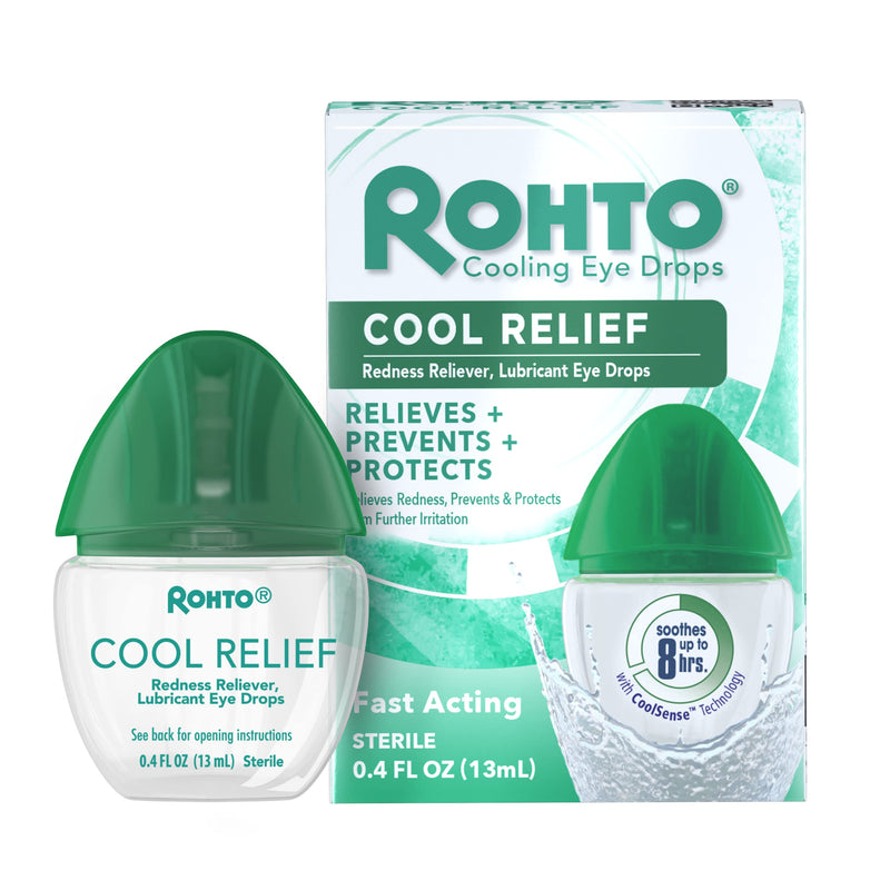 [Australia] - Rohto Cool The Original Cooling Redness Relief Eye Drops,0.4 Fl Oz (Pack of 3) 