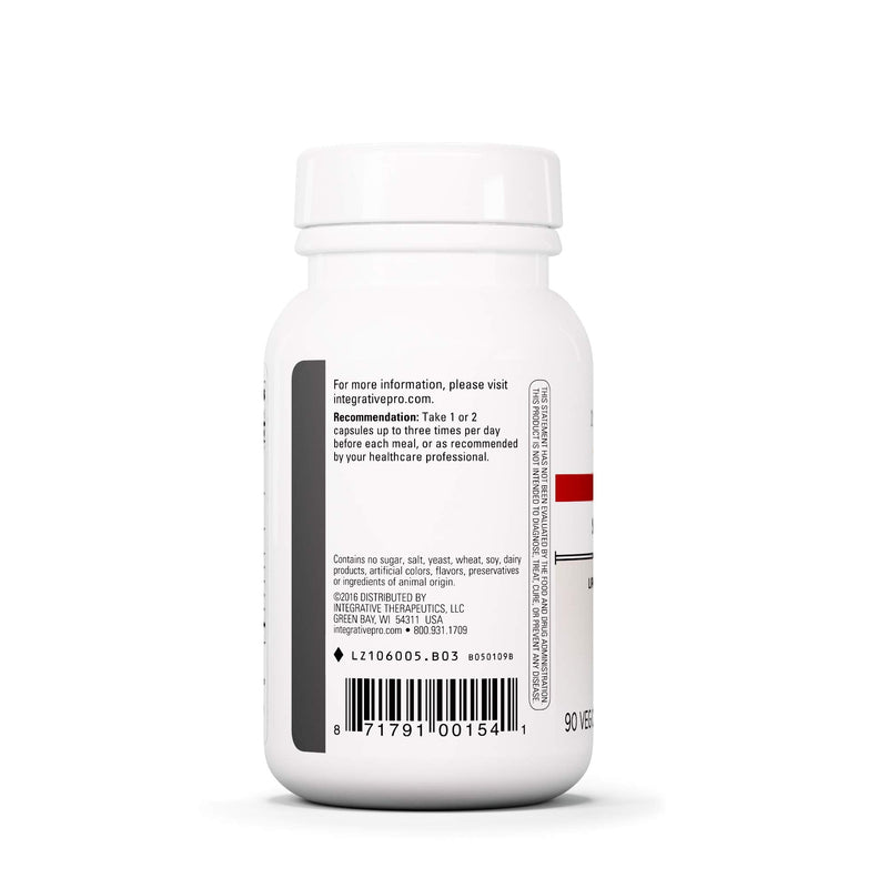 [Australia] - Integrative Therapeutics Similase Lipo - Physician Developed Lipase Digestive Enzymes - Supplement to Support Fat Digestion* - Dairy Free - Vegan - 90 Vegetable Capsules Standard Packaging 