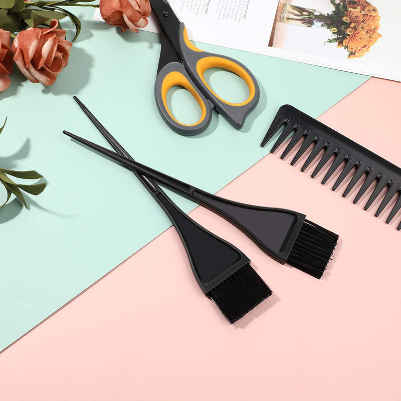 [Australia] - 2 Pieces Hair Coloring Brush Hair Dye Tools for DIY Hair Coloring Salon Hair Dyeing 