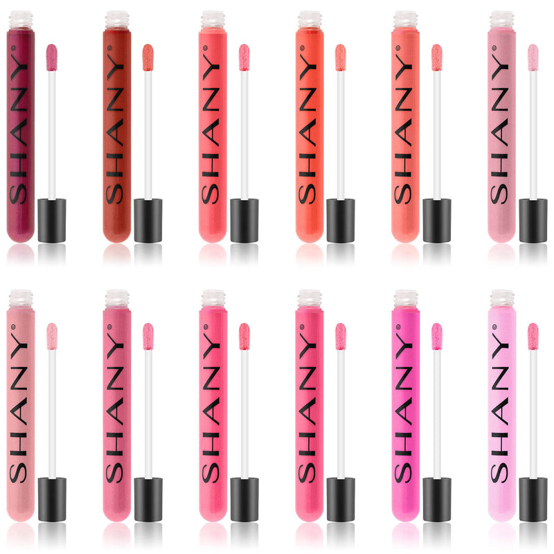 [Australia] - SHANY The Wanted Ones - 12 Piece Lip Gloss Set with Aloe Vera and Vitamin E 