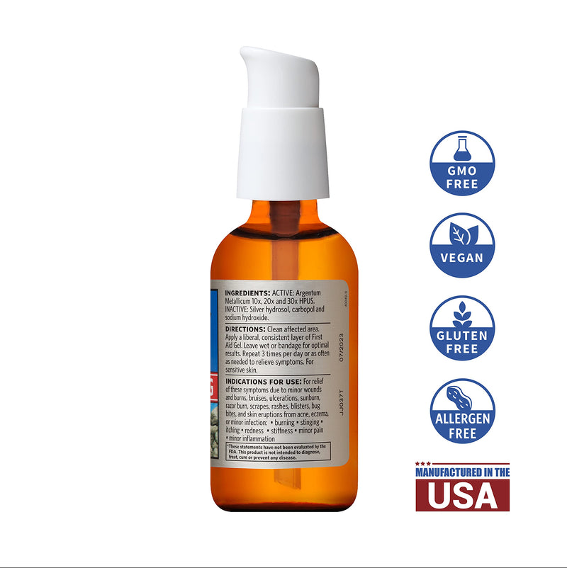 [Australia] - Sovereign Silver First Aid Gel – Topical Healing Homeopathic Medicine, 2 oz. 2 Fl Oz (Pack of 1) 