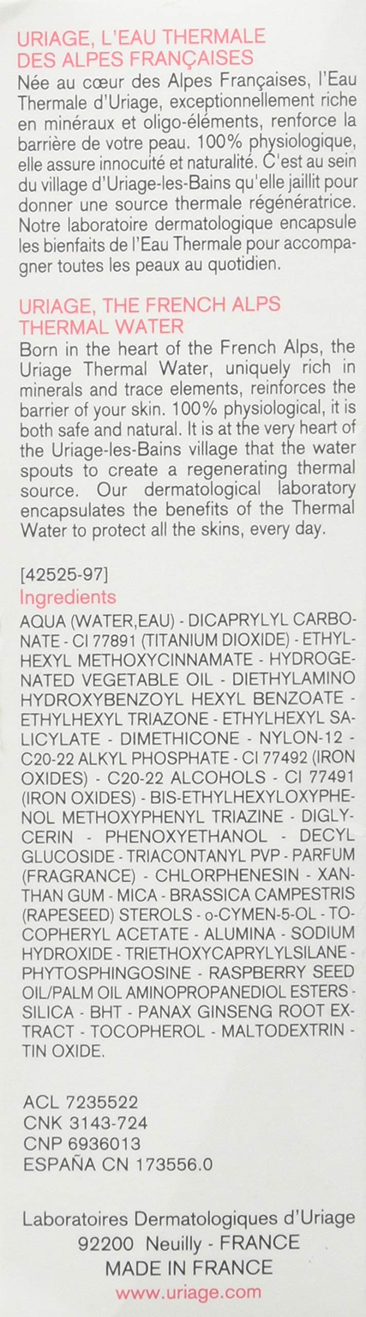 [Australia] - Uriage Roseliane SPF 30 Universal Tone CC Cream, 40 ml 