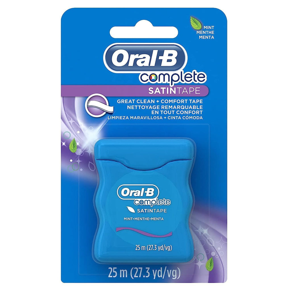 [Australia] - Oral-B Statin Tape Dental Floss 25m (6 Units) by Oral-B Satin Tape Mint 
