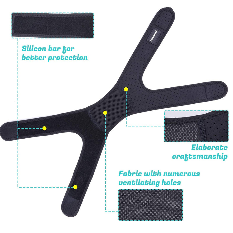 [Australia] - Thx4COPPER Compression Dual Adjustable Patella Knee Brace for Pain Relief,Knee Strap Support for Running, Jumper, Gym Exercise, Tendonitis, Arthritis, Injury Recovery, Joints and Muscles Small/Medium 