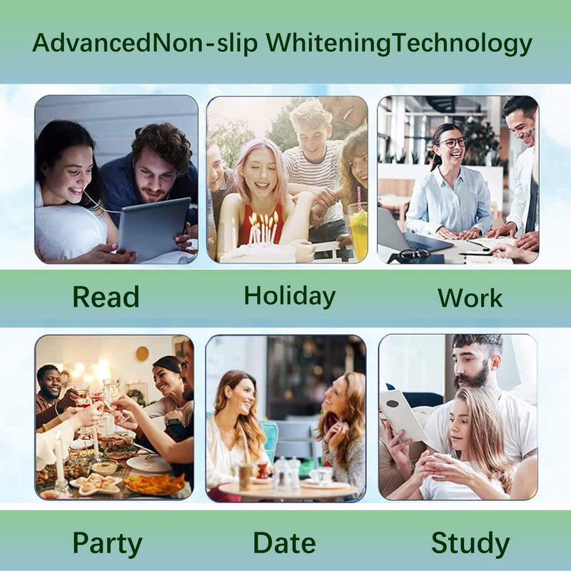 [Australia] - Teeth Whitening Strips, 28 Whitener Strips Effective Teeth Reduced Sensitivity White Strips, Clean Teeth Safely, Stains Remover for Coffee, Wine, Tobacco (14 Treatments) 