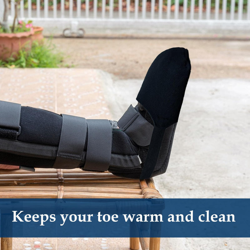 [Australia] - Cast Sock Over Cast Leg Cast Toe Protector Anti-Slip Cast Sock Cover Protect Cast Walking Boot, Sock for Plaster Cast Keep Toes Warm, Clean and Protected 