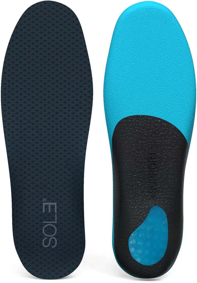 [Australia] - All-New +Support Orthotic Insoles for Men - Plantar Fasciitis Flat Feet Pronation Arch Support Pain Relief Shock-Absorb Shoe Inserts (9-10.5) 9-10.5 