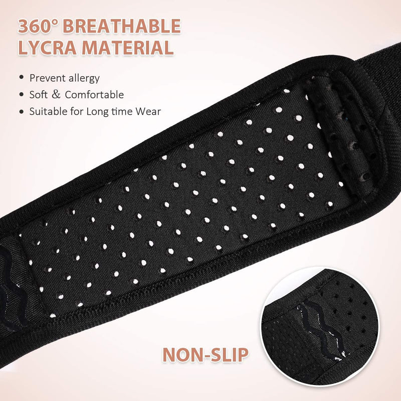 [Australia] - Tenbon Hernia Belt for Men and Women Flexible Adjustable Hernia Belt Hernia Support Pain Relief with 2 Removable Compression Pads (L) 