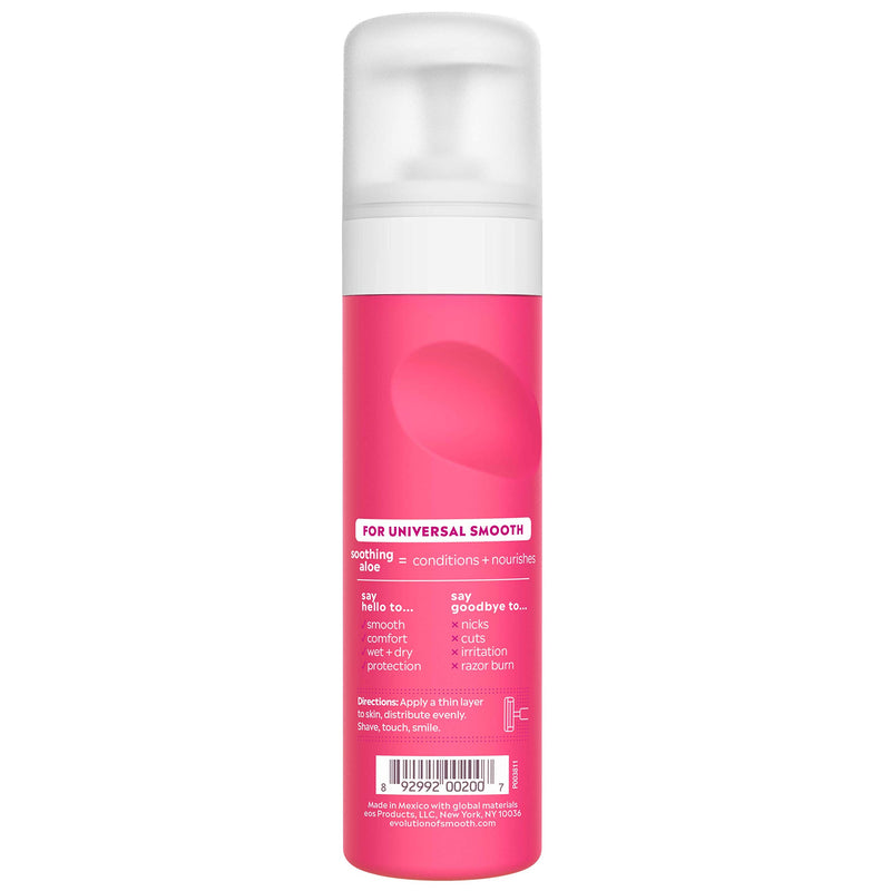 [Australia] - eos Shea Better Shaving Cream for Women- Pomegranate Raspberry | Shave Cream, Skin Care and Lotion with Shea Butter and Aloe | 24 Hour Hydration | 7 fl oz 7 Fl Oz (Pack of 1) 