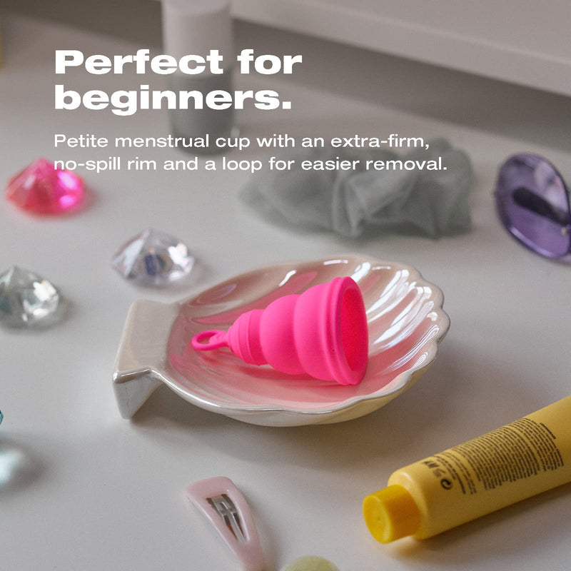 [Australia] - Intimina Lily Cup One – The Collapsible Menstrual Cup for Beginners, Teen Menstrual Cup, First Time User 