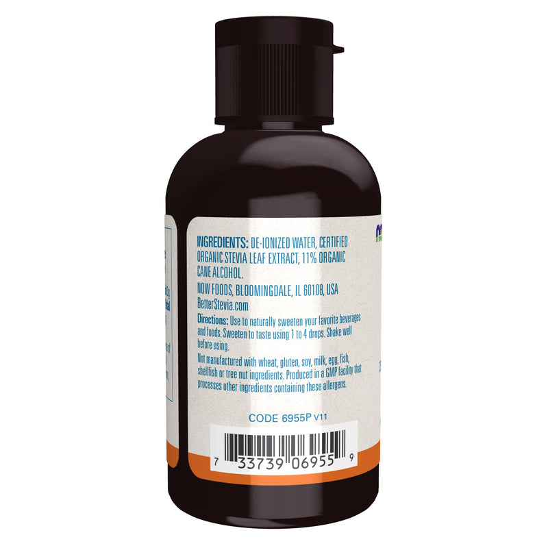 [Australia] - NOW Foods, Better Stevia Liquid, Original, Zero-Calorie Liquid Sweetener, Low Glycemic Impact, Certified Non-GMO, 2-Ounce 