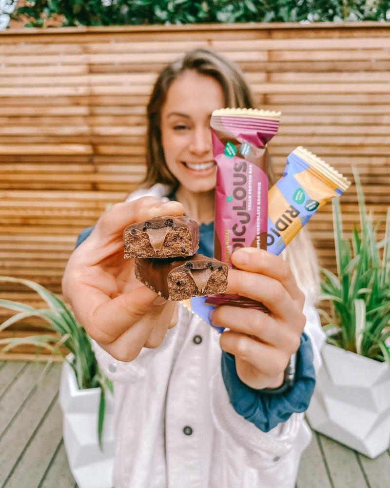 [Australia] - Protein Works - Ridiculous Vegan Protein Bar | Award Winning | 100% Plant Based & Palm Oil Free | High Protein | Chocolate Biscuit Crunch | Single - 47.5 g Single - 47.5g 