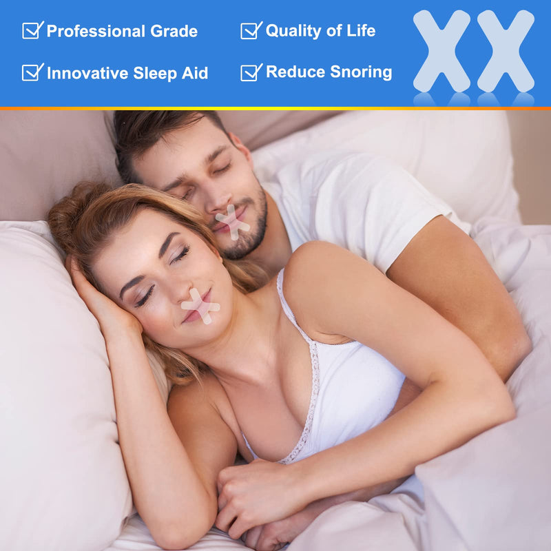 [Australia] - Sleep Strips, 120 Pcs Advanced Gentle Mouth Tape for Nose Breathing, Less Mouth Breathing, Anti Snoring Mouth Strips for Men Women, Stop Snoring Solution Device, Improved Nighttime Sleeping 