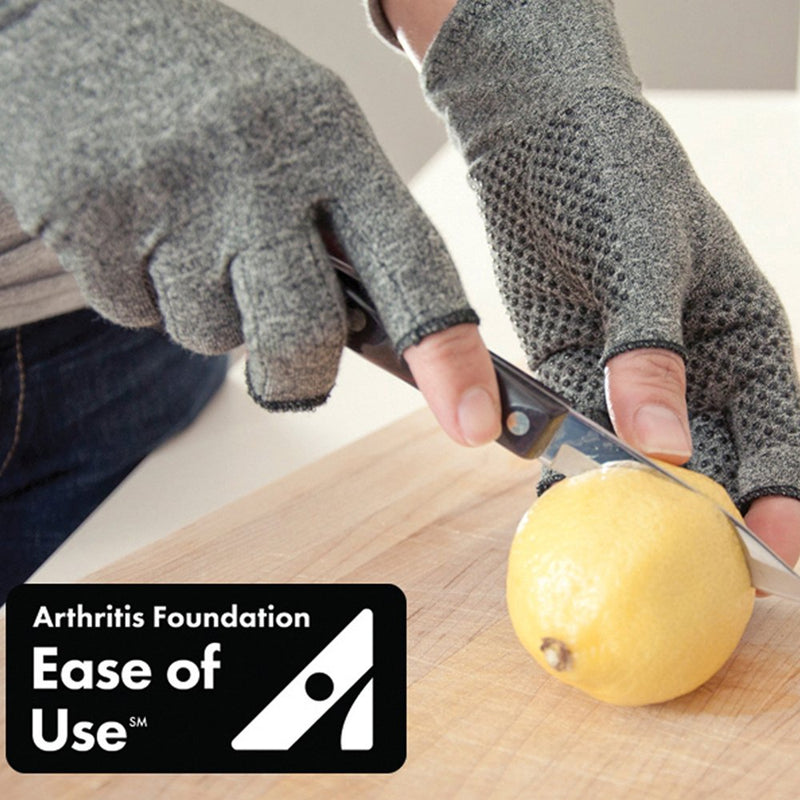 [Australia] - IMAK Compression Active Gloves, Medium – Arthritis, Fibromyalgia, Neuropathy, Joint Pain, & Rheumatoid Support – Fingerless Compression Gloves - All Day Support 