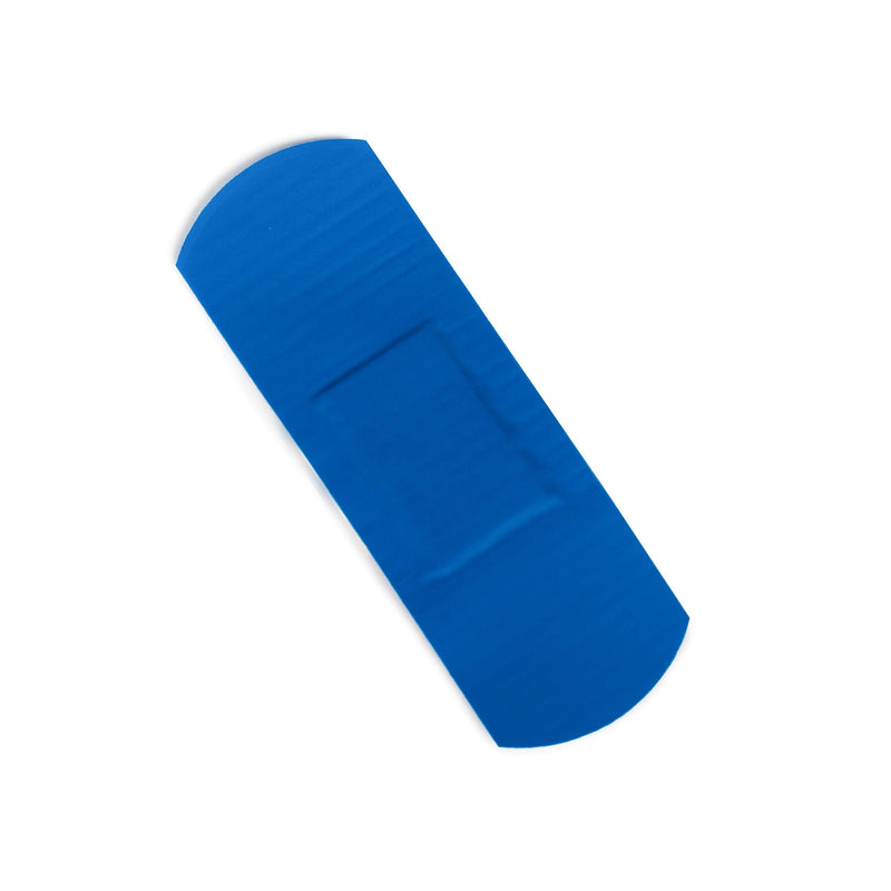 [Australia] - Safety First Aid D7010 HypaPlast Blue Detectable Catering Plaster, Assorted, Pack of 100 Assorted (Pack of 100) Blue Metal Detectable 
