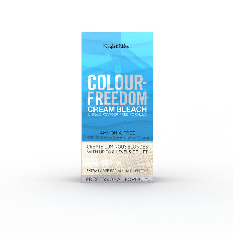 [Australia] - Knight & Wilson Colour-Freedom Cream Hair Bleach. Ammonia-Free Formula Lifts up to 8 Shades. Protects & Repairs While Lightening. Complete bleaching kit including Tint Bowl & Brush 