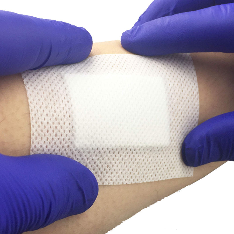 [Australia] - Pack of 25 Adhesive Wound Dressings - Suitable for cuts and grazes, Diabetic Leg ulcers, Venous Leg ulcers, Pressure Sores (60mmx70mm) 60mmx70mm 