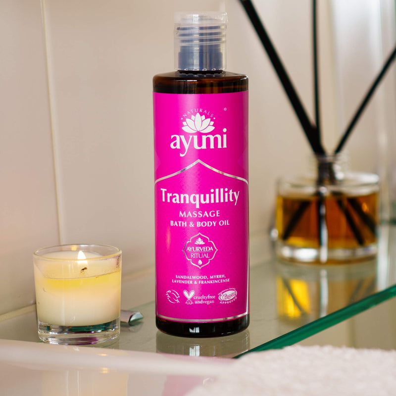[Australia] - Ayumi Tranquillity Massage Body Oil. Vegan, Cruelty-Free, Dermatologically-Tested, 1 x 250ml 