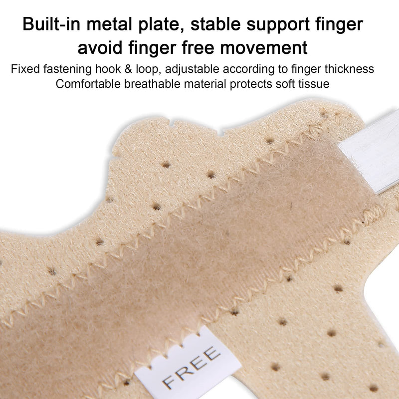 [Australia] - Weohoviy Trigger Finger Splints, Finger Support Brace Fingers Straighter for Index Finger Middle Finger of Left/Right Hand Finger Sprain Fracture Fixation Sports Injuries 