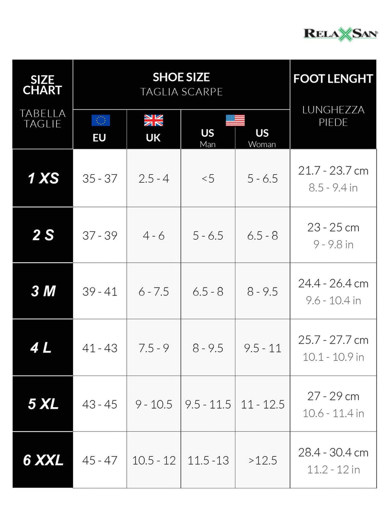 [Australia] - Relaxsan 550P X-Static Silver fibre diabetic socks with soft massaging terry sole XX-Large White 