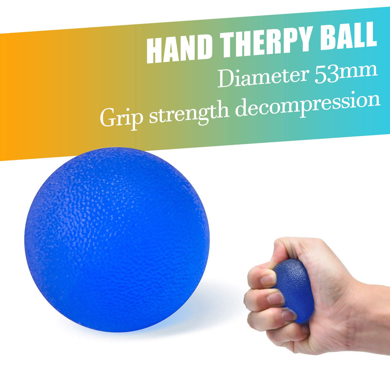 [Australia] - IMENSEAS Hand Grip Strengthener 7 Pack Adjustable Hand Gripper, Finger Stretcher Resistance Extensor Bands, Finger Exerciser, Grip Strength Ring & Stress Relief Ball for Athletes & Musicians Navy 
