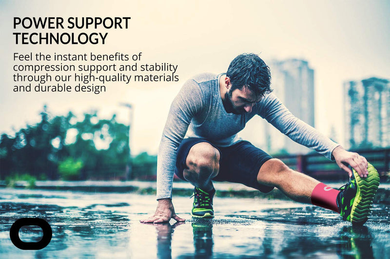 [Australia] - Ankle Brace Compression Support Sleeve (1 Pair) - BEST Ankle Compression Socks for Plantar Fasciitis, Arch Support, Foot & Ankle Swelling, Achilles Tendon, Joint Pain, Injury Recovery, Heel Spurs Large (Men's 10-13 / Women's >11) Pink 