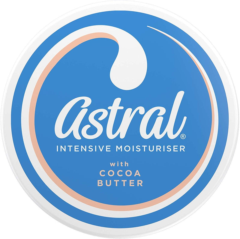 [Australia] - Astral Face & Body Intensive Moisturiser Cream with Cocoa Butter 200ml 200 ml (Pack of 1) 
