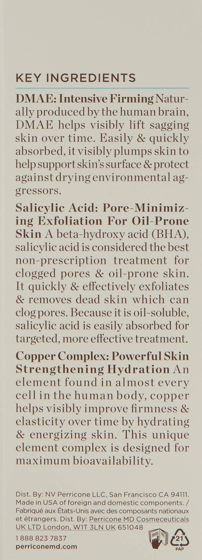 [Australia] - Perricone MD No: Rinse Intensive Pore Minimizing Toner 4 Ounce 