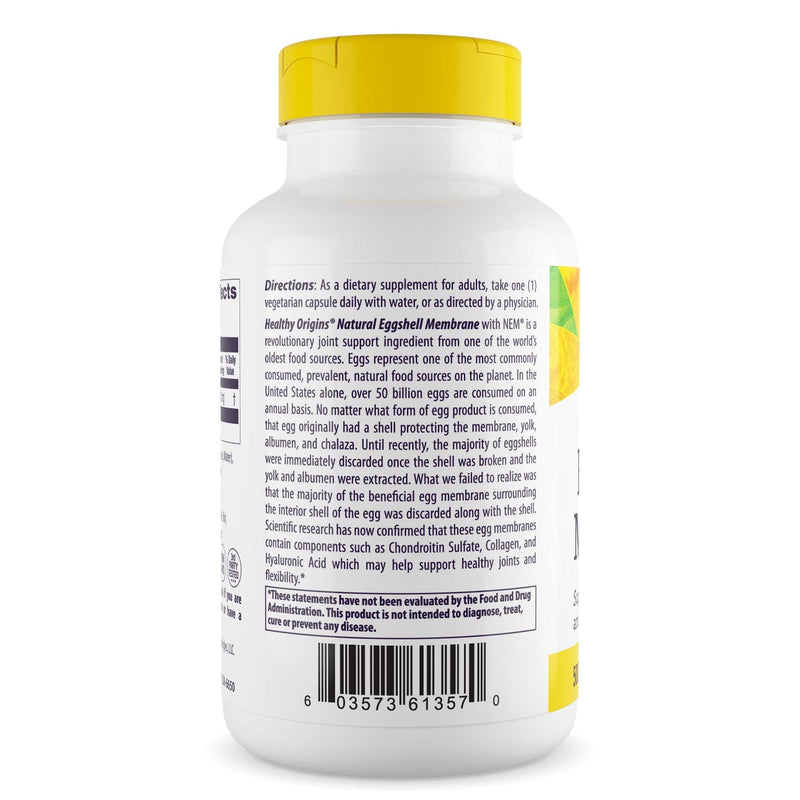 [Australia] - Healthy Origins Eggshell Membrane (NEM) 500 mg, 120 Veggie Caps 120 Count (Pack of 1) 