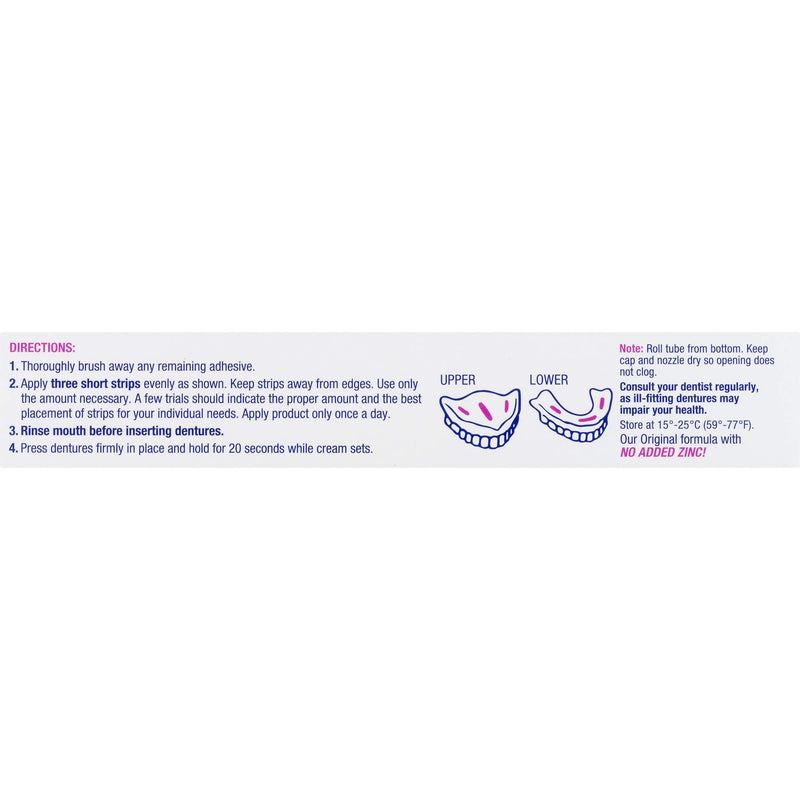 [Australia] - Effergrip Denture Adhesive Cream | Extra Strong Denture Holding Power | 2.5 OZ 