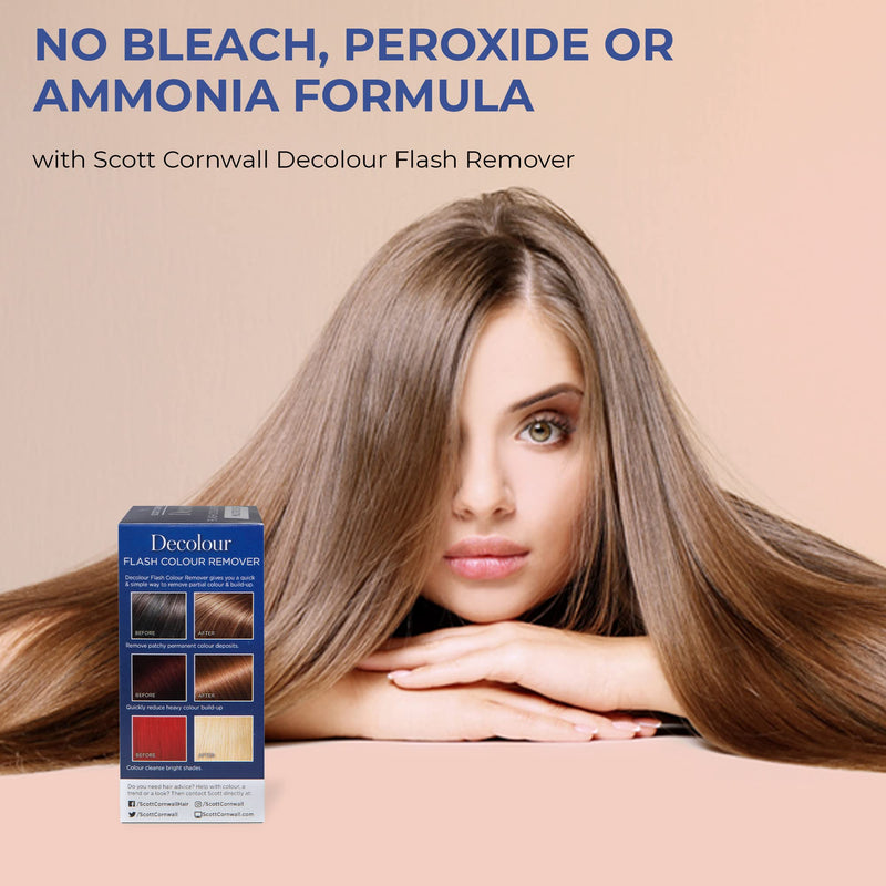 [Australia] - Scott Cornwall Decolour Flash Remover - Creates Balayage or Highlight Effects - Multiple Use Product - Creative Hair Colour Remover - No Peroxide Ammonia or Bleach - Salon Quality Results 