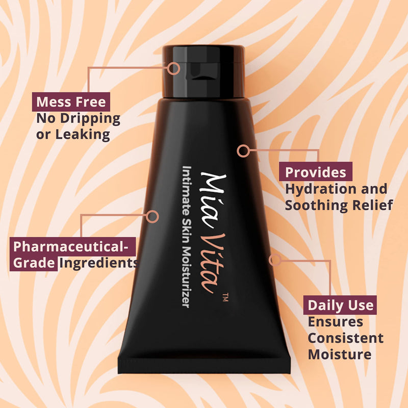 [Australia] - Mia Vita Intimate Skin Moisturizer for Vaginal Dryness, Itching, and Burning, Feminine Hygiene Products, 15g 1 