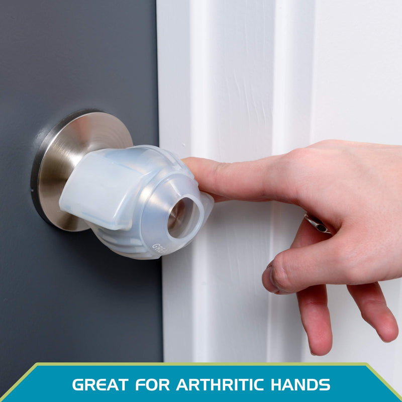 [Australia] - Able Life EZ Doorknob Grips - Arthritis & Senior Living Aids, Open Doors Easily, Set of 2 