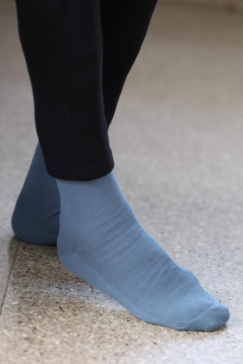 [Australia] - 8 pairs of DIABETIC Non-Elastic Cotton Socks for SWOLLEN FEET for Mens & Womens 10-11 Black 