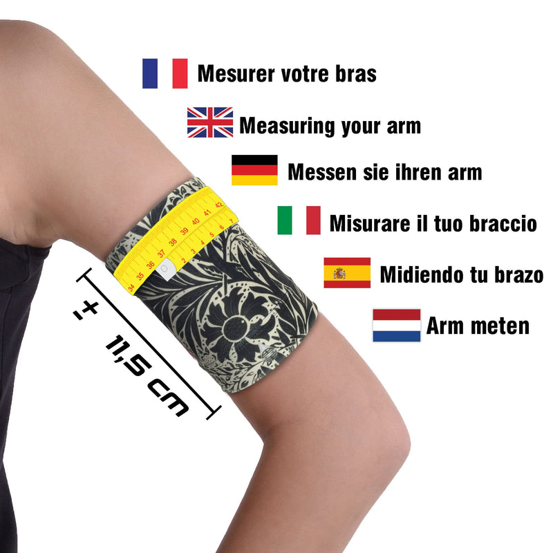 [Australia] - Dia-Band, Armband for CGM Freestyle Libre, Medtronic, Dexcom or Omnipod - Comfortable and Reusable Diabetic Armband for Glucose Sensor. (XL (31-35cm)) XL (31-35 cm) 