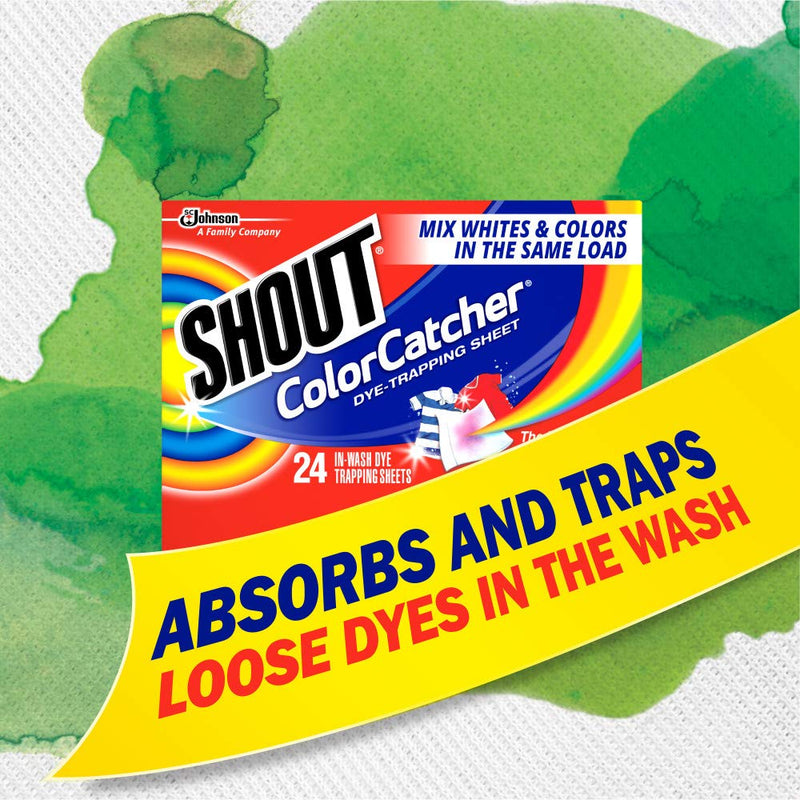 [Australia] - Shout Color Catcher Sheets for Laundry, Maintains Clothes Original Colors, 72 Count 72 Count (Pack of 1) 