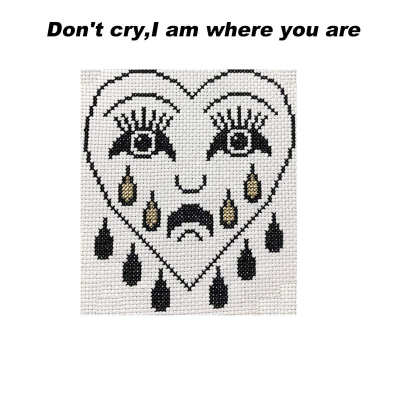 [Australia] - JIAHATE Sad Face Ring,Women Girls Streetwear Open Fun Cartoon Crying Face Tear Drop Weep Adjustable Statement Rings Crying face ring 