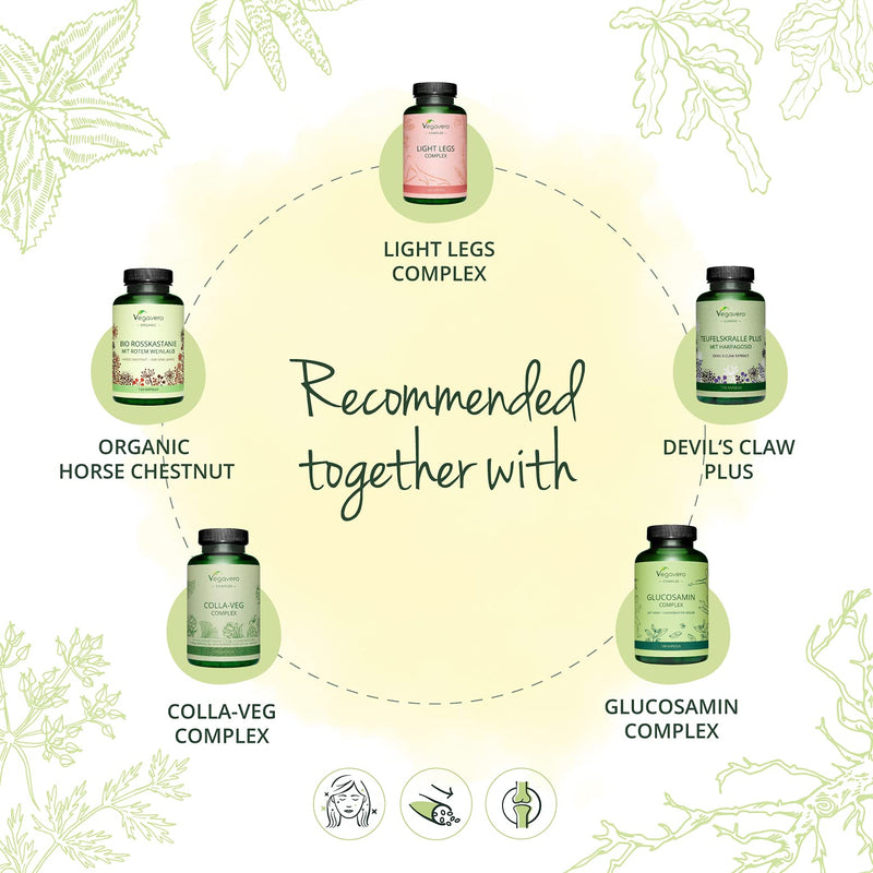 [Australia] - Horsetail 1000mg Vegavero® | 100% Organic | Natural Source of Silica | NO Additives | Hair, Skin & Nail Supplement | Equisetum Arvense Extract | 90 Vegan Capsules 