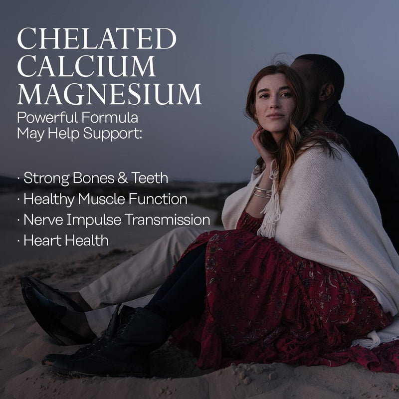 [Australia] - Solaray Calcium Magnesium Citrate 1:1 Ratio, Healthy Bones, Teeth, Muscle & Nervous System Support, 30 Serv, 180 VegCaps 