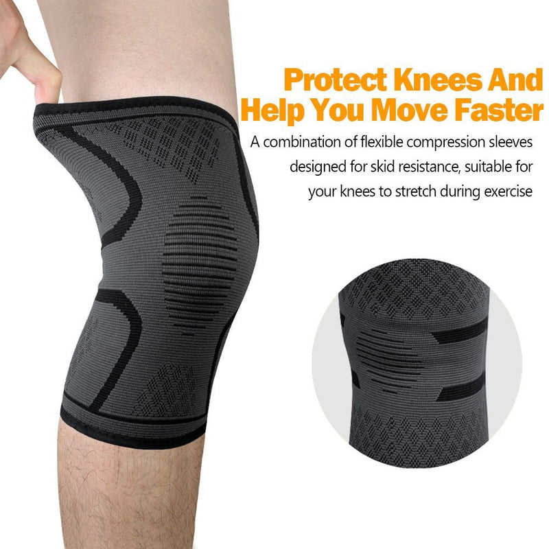 [Australia] - littlejian Compression Knee Sleeve,Best Knee Brace Support for Sports,Running,Jogging,Basketball,Joint Pain Relief,Arthritis and Injury Recovery&More,Men and Women(2 Piece-Small) 