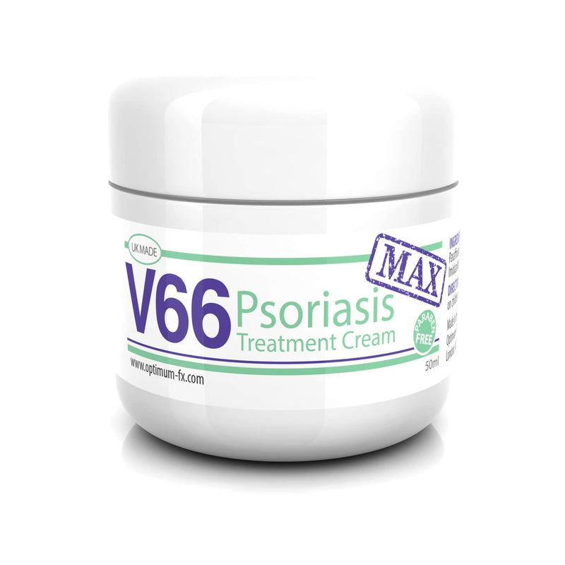 [Australia] - V66 MAX – DOUBLE STRENGTH Psoriasis Treatment Cream - Contains the Beneficial Active Ingredient Salicylic Acid – 50 ml 