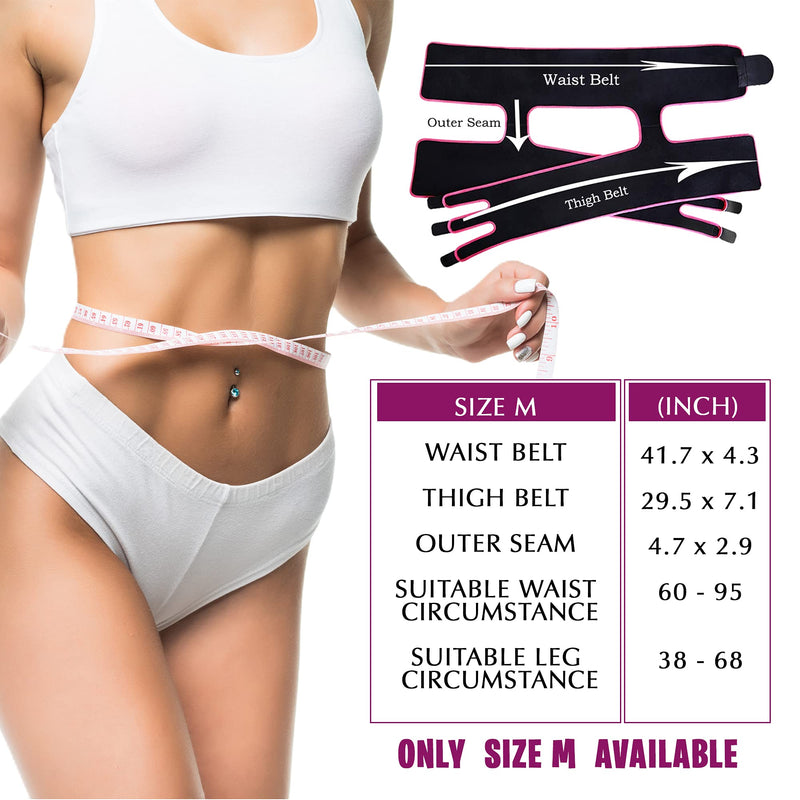 [Australia] - Slimming Cream For Tummy Set with Waist Trainer(Size M) for Women Weight Loss - Slimming Bundle for Better Weight Loss SlimmingSet 