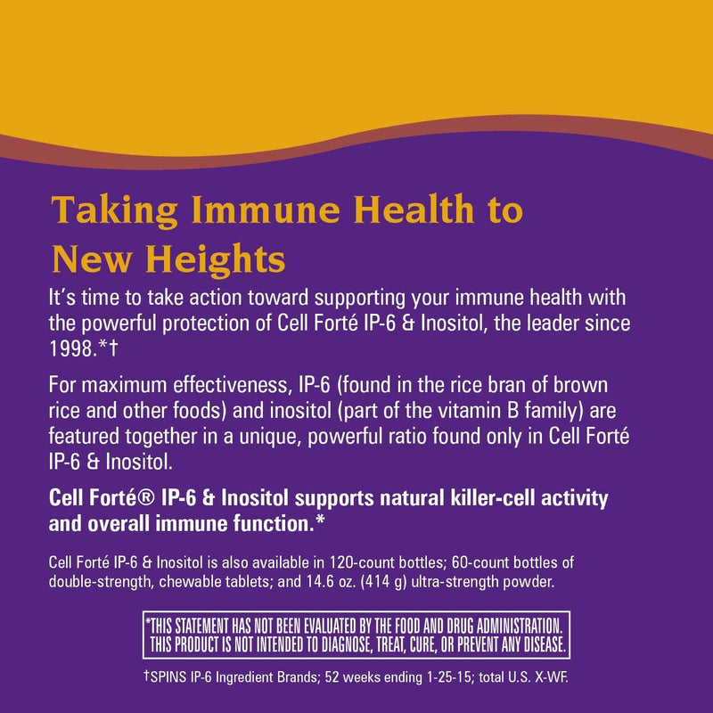 [Australia] - Nature's Way Cell Forté IP-6 & Inositol Supplement, Gluten-Free, Vegan, 240 Capsules 