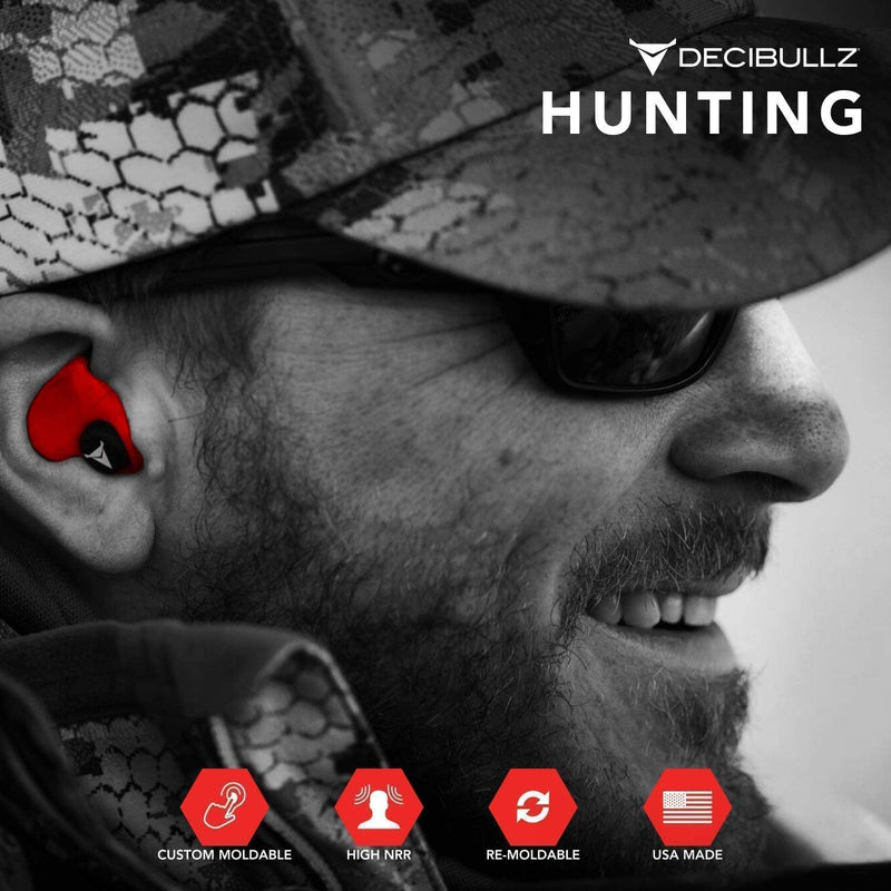 [Australia] - Decibullz Custom Molded Earplugs Pro Pack (Red) 