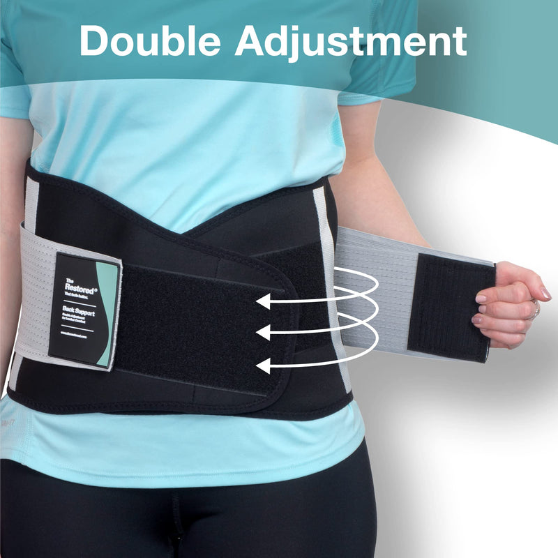 [Australia] - Back Support Brace - Lower Back Support - The Only Back Support Belt for Men and Women Certified by National Back Pain Association - Lumbar Support Belt - Small - The Restored S - Waist 19 to 24 Inches / Size 4 to 6 