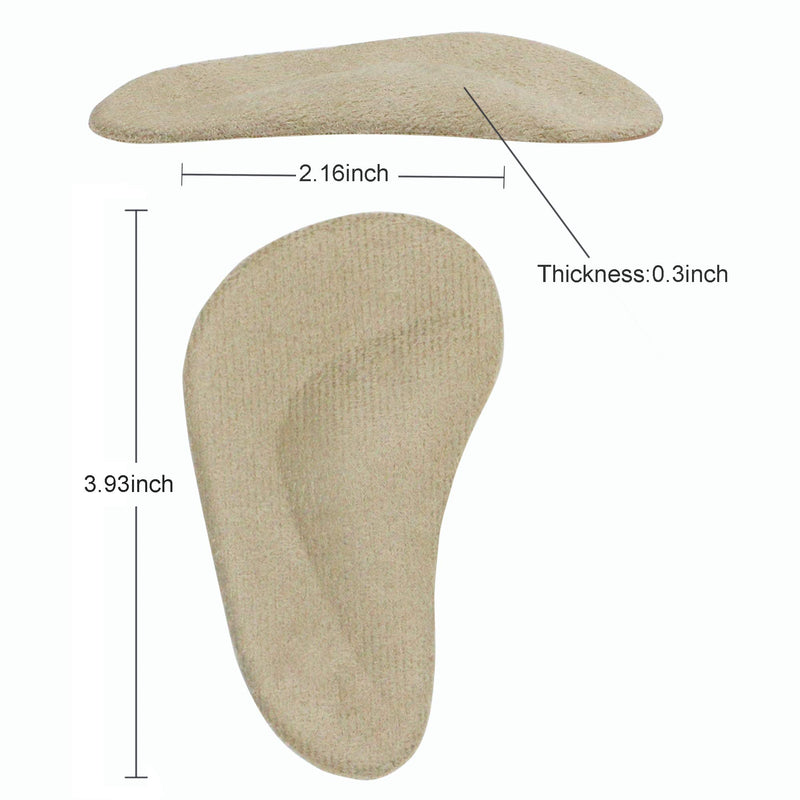 [Australia] - Gel Arch Support Cushions for Men & Women, Shoe Insoles for Flat Feet, Reusable Arch Inserts for Plantar Fasciitis, Adhesive Arch Pad for Relieve Pressure and Feet Pain- 6 Pairs (3 Colors) 3 Colors 