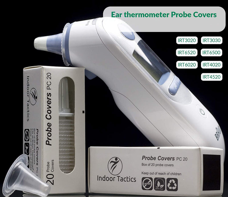 [Australia] - 400 Pack Disposable Ear Thermometer Probe Covers Refill Lens Filters for All B raun Models and Digital Thermometers Sleeve 