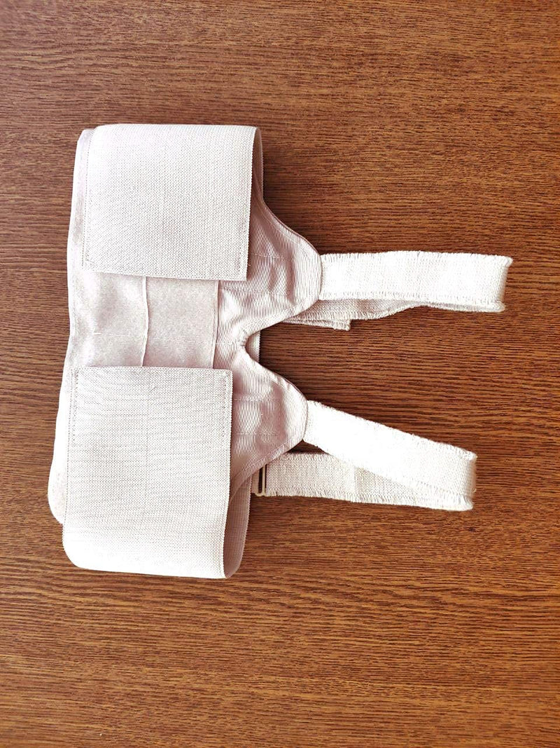 [Australia] - Hernia Support Belt for Men Hernia Truss for Single or Double Inguinal or Sports Hernia, Adjustable Waist Strap with Removable Compression Pad Breathable Material (#5 for Hips Circumference: 41-45 inch (105-115 cm)) 